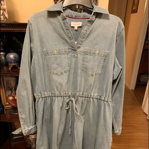 Molly & Isadora denim stretch dress 1X NWT